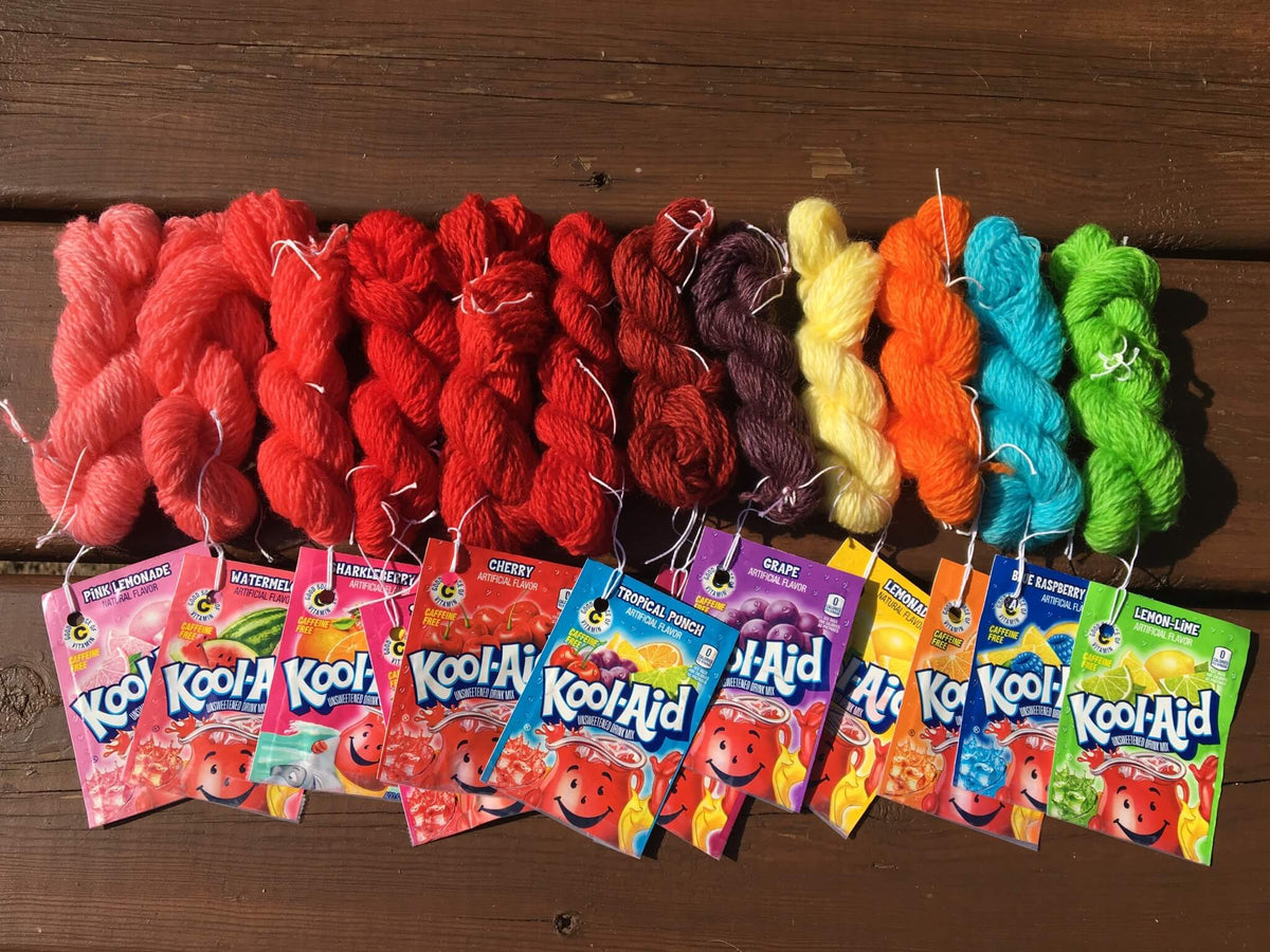 Kool Aid Color Hair Chart Kool Aid Dyed Playsilks Tried & True