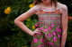 Light Pink Floral Geometric Midi Dress - Tomato Superstar