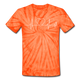 Unisex Tie Dye T-Shirt - spider orange