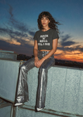 Rock'n'Roll Til I Die Cropped Tee - Vintage Rebel Graphic Shirt