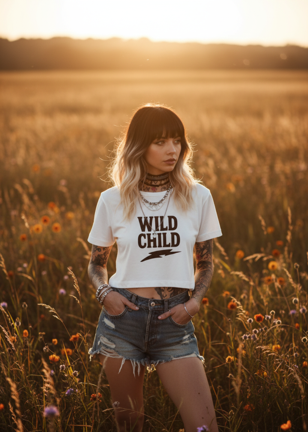 Wild Child Festival Crop Top