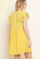 Yellow Boho Babydoll Dress - Tomato Superstar